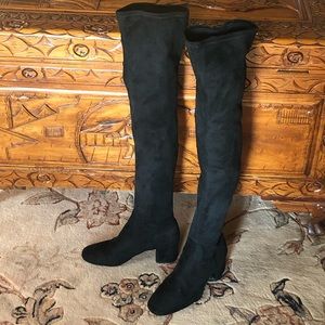 Suede over the knee boots 7.5